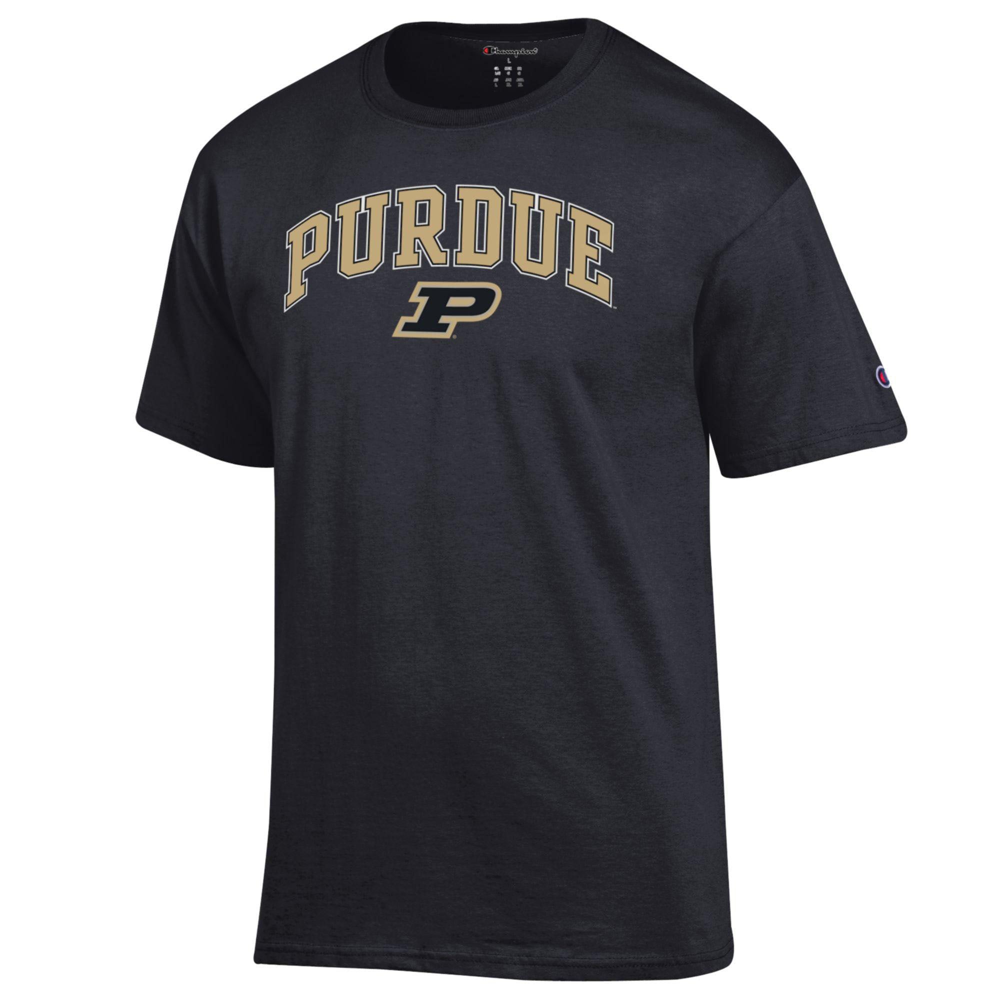 T-shirt à logo arché Purdue Boilermakers Champion Heather Grey pour homme